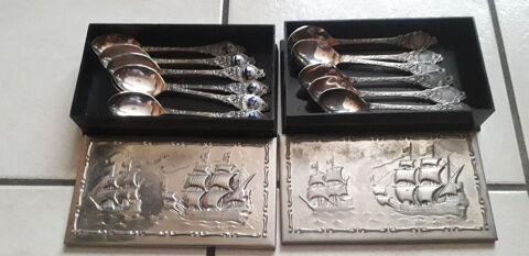 CUILLERES DE COLLECTION A CAFE EN ARGEENT. 10 Fr�vent (62)