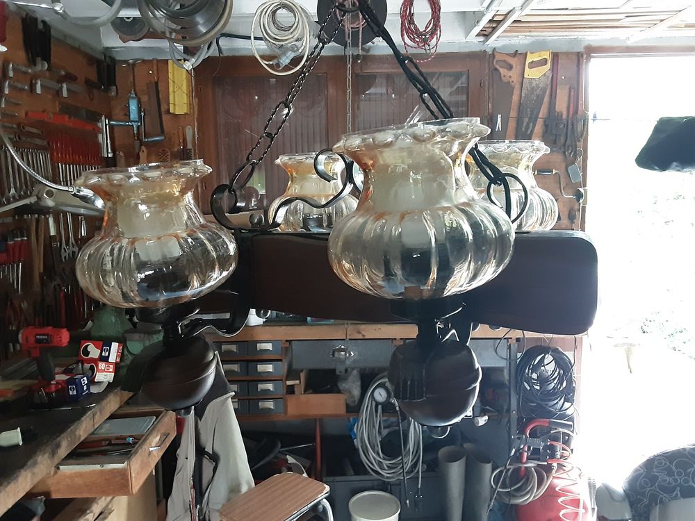 Lustre style campagnard Décoration