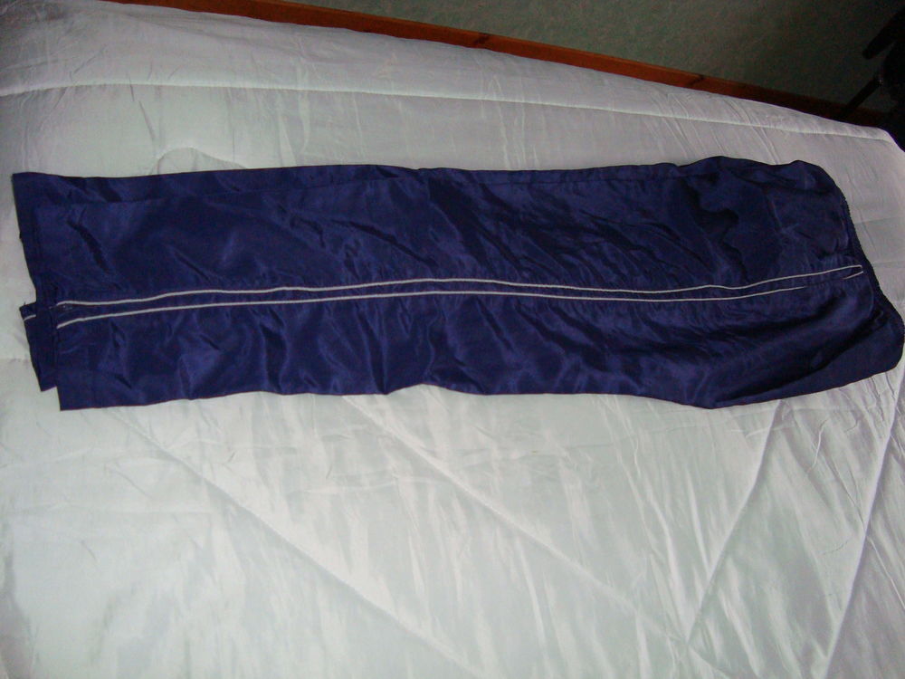 pantalon marine bandes blanches fines t; 16 ans Vêtements enfants