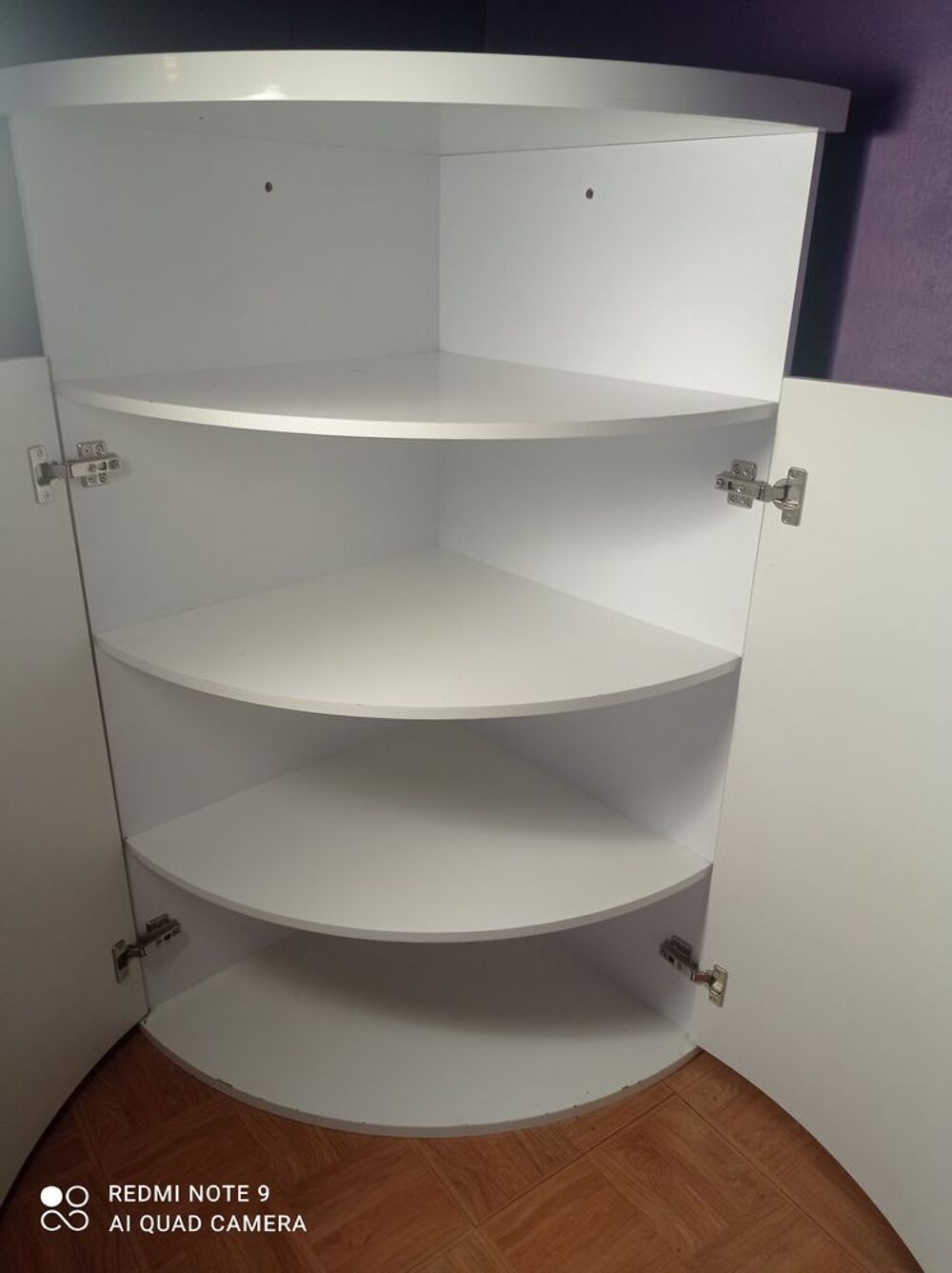 Meuble, Buffet d'angle blanc laqu&eacute; Ikea ou Alin&eacute;a Meubles