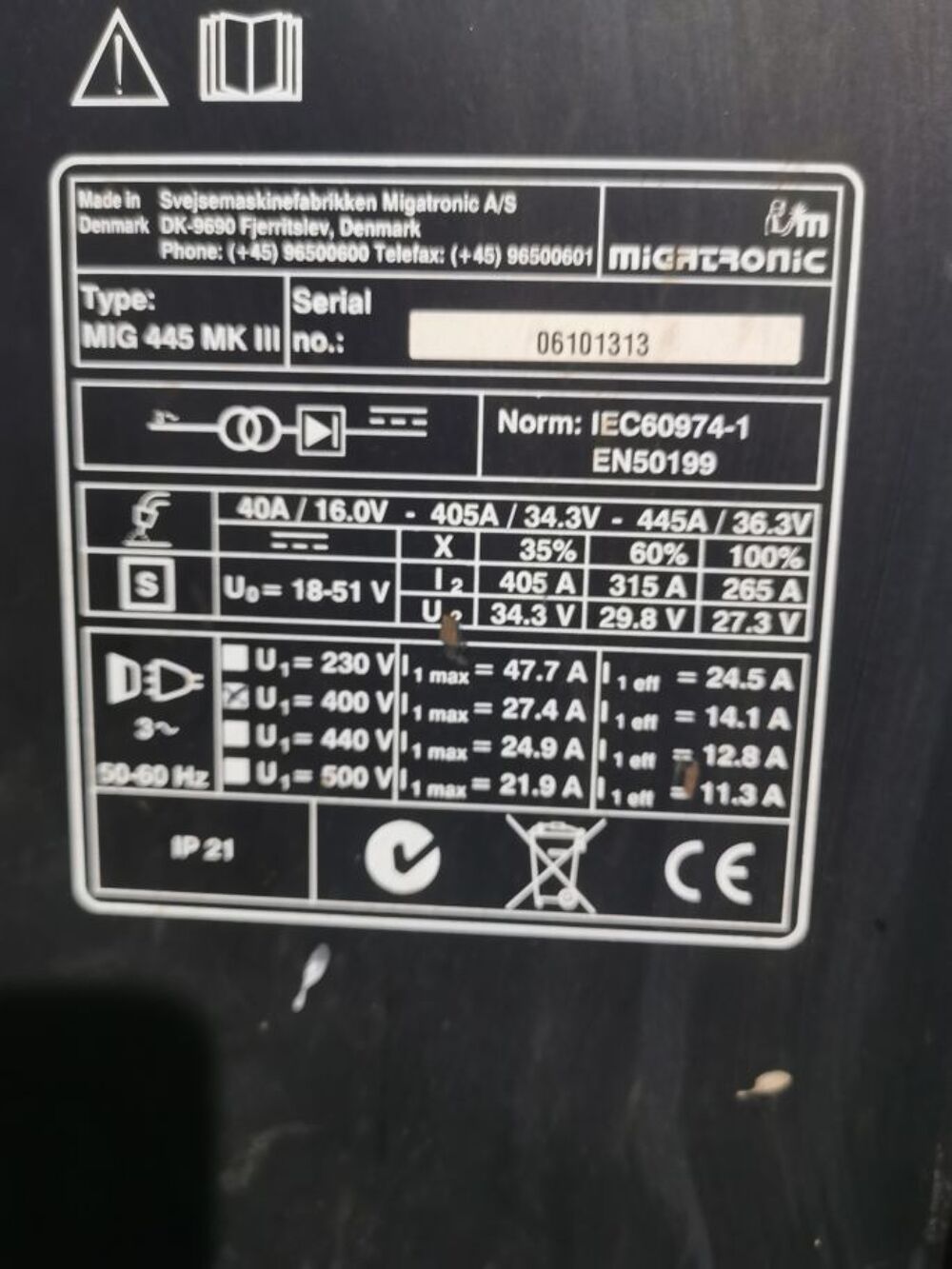 POSTE A SOUDER MIG/MAG MEGATRONIC 445 REFFROIDI EAU
Bricolage