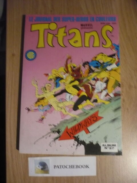 BD TITANS  Album MARVEL N° 37 (1988) 10 Pessac (33)
