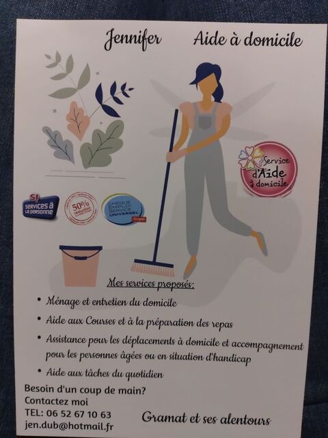 Entretien des cimetières/ Aide à domicile 0 46500 Gramat