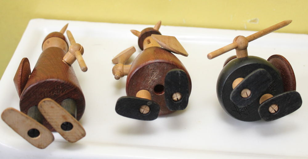 Vikings en bois Jacob Jensen Danemark 1958 Design scandinave Jeux / jouets