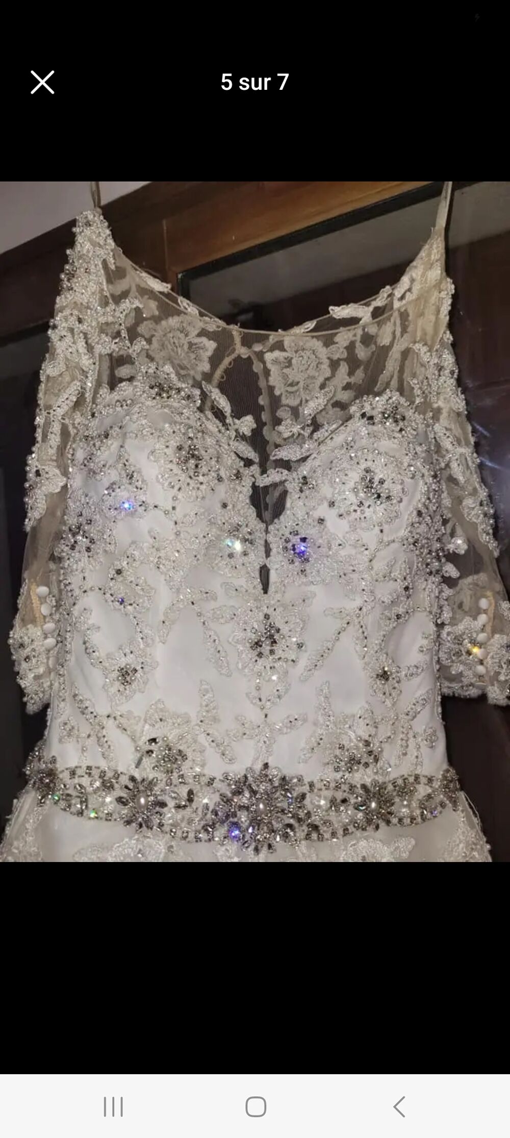 Robe de mari&eacute;e pronovias style princesse taille 38 Vêtements