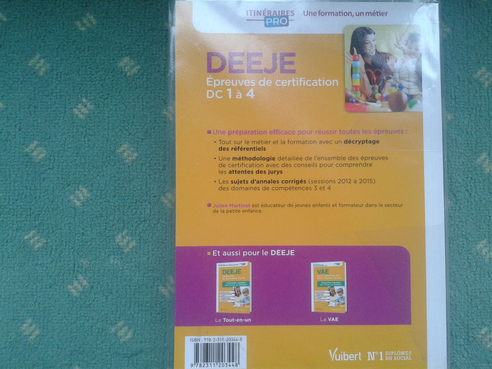 Livre = DEEJE - &Eacute;preuves De Certification DC 1 &Agrave; 4 - Annales Livres et BD