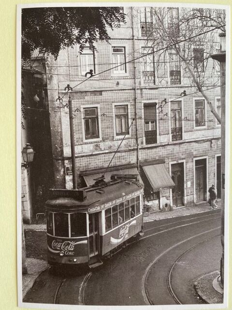 Tramway N° 28 carte postale Lisbonne Portugal Noir et Blanc 3 Joué-lès-Tours (37)