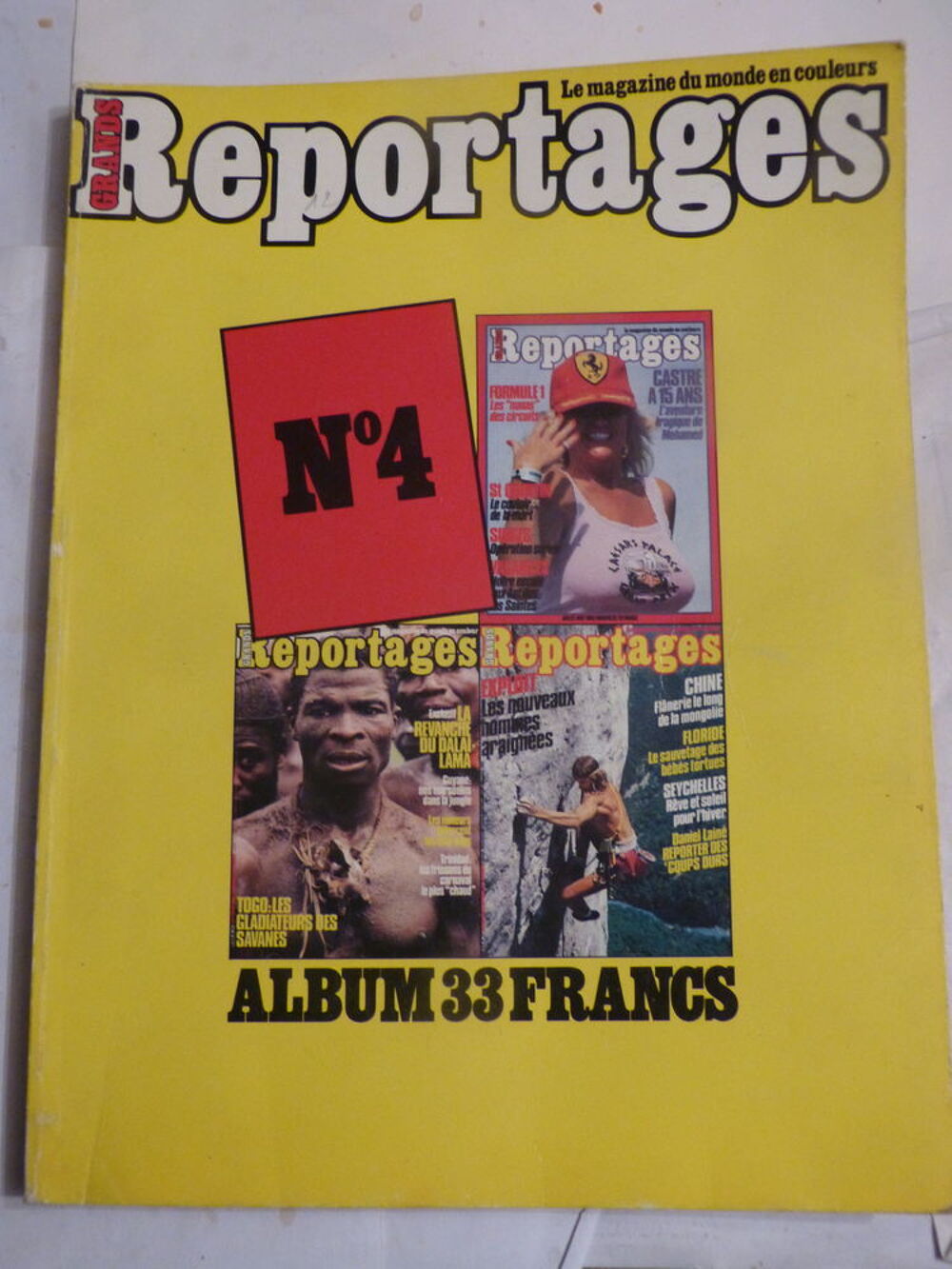 GRANDS REPORTAGES album N&deg; 4 Livres et BD