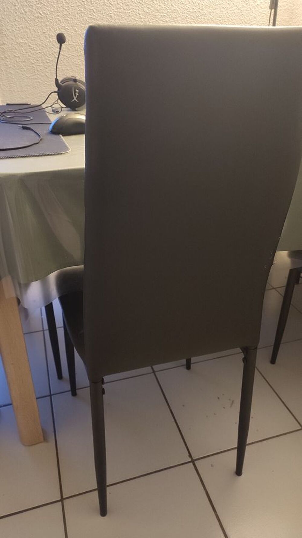 Lot de 4 Chaises noires Meubles