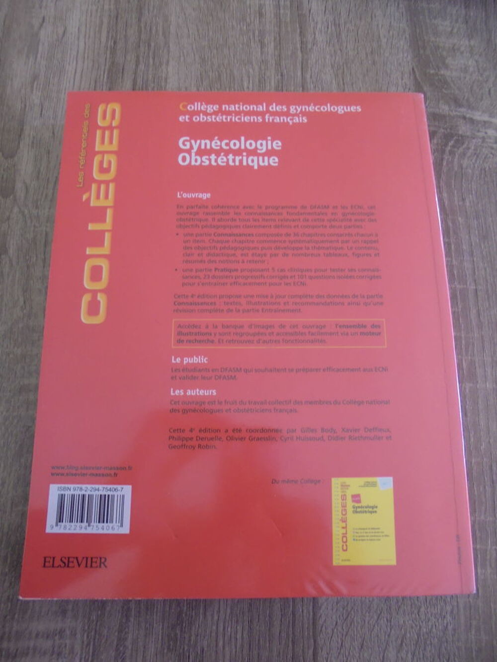 Gynecologie Obst&eacute;trique Livres et BD