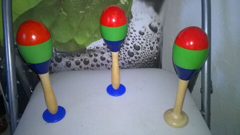 maracas en bois 18cm - HEMA