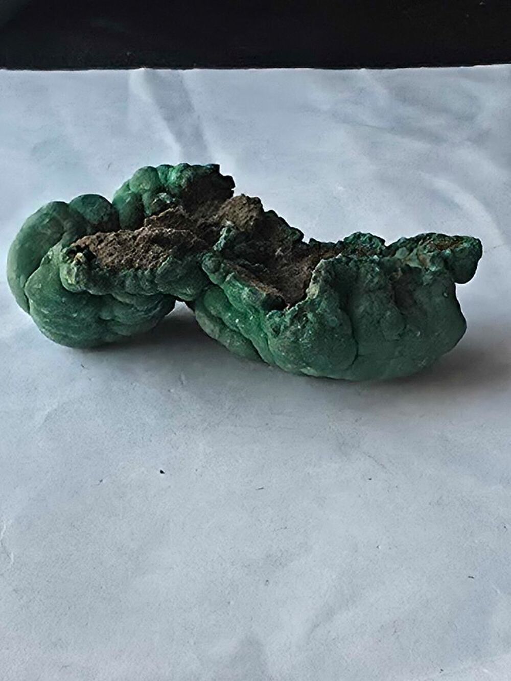 Stalactite de Malachite brute du Katanga RDC-69g 