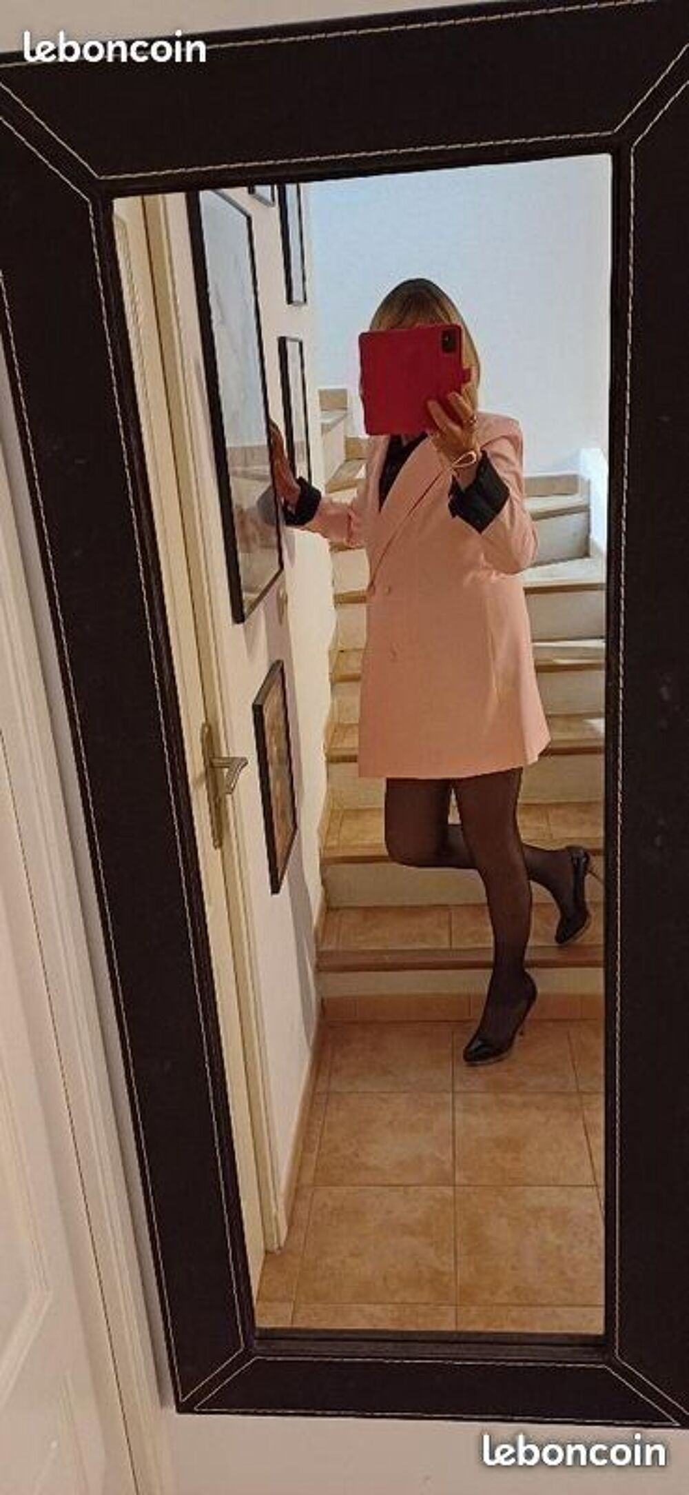 robe manteau crois&eacute;e rose neuve 23 / 5452
Vêtements