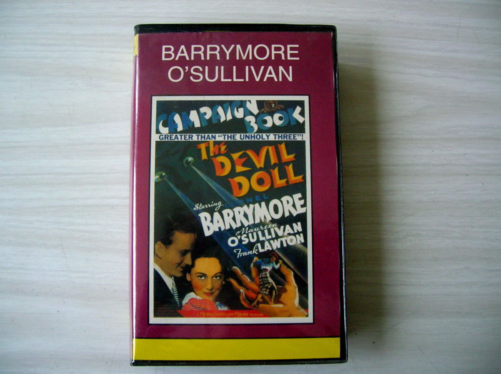 LES POUPEES DU DIABLE - Cassette VHS DVD et blu-ray