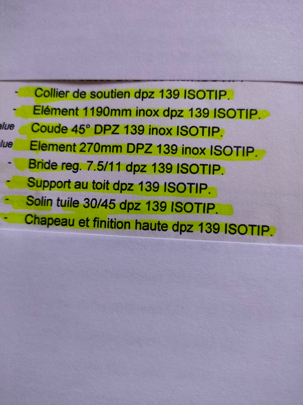 Conduit isolant poujoulat Bricolage