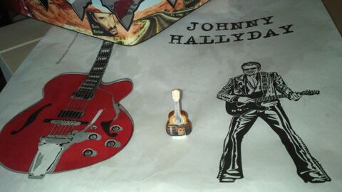 FEVE JOHNNY HALLYDAY avec couronne et sac galette 0 Olivet (45)