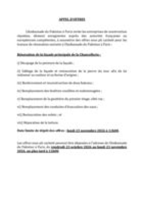  Ravalement de façade principale 