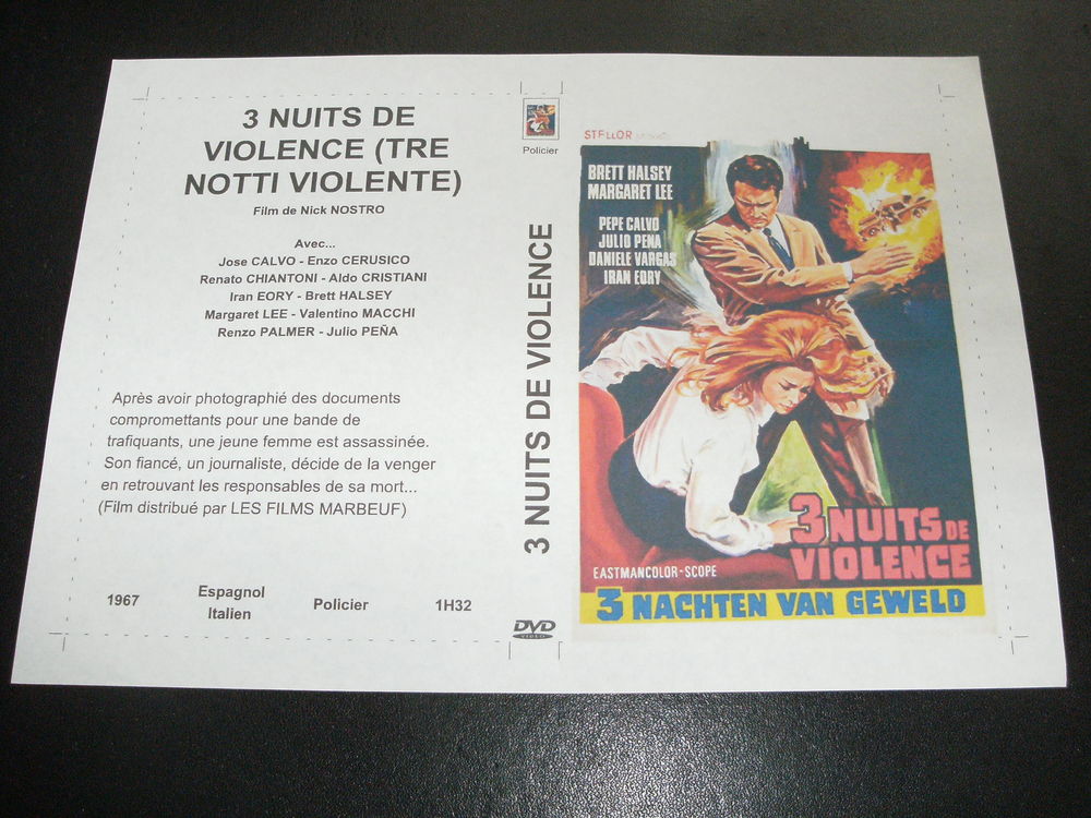 Film : " 3 nuits de violence " DVD et blu-ray