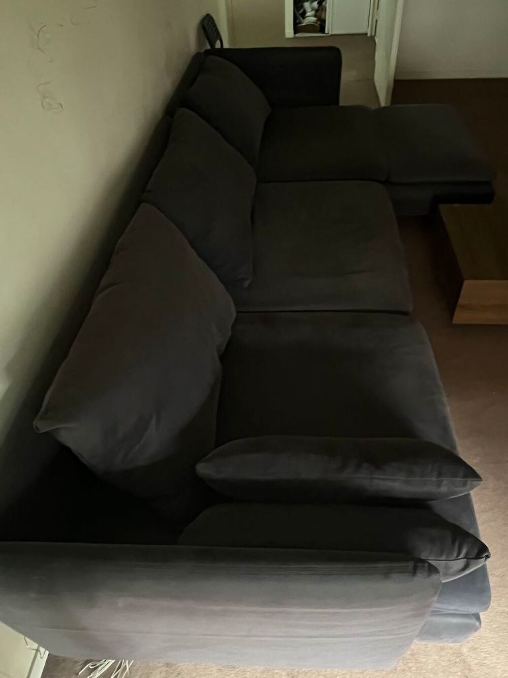 Canap&eacute; d'angle IKEA S&ouml;derhamn 4 places gris fonc&eacute; - tr&egrave;s confortable Meubles
