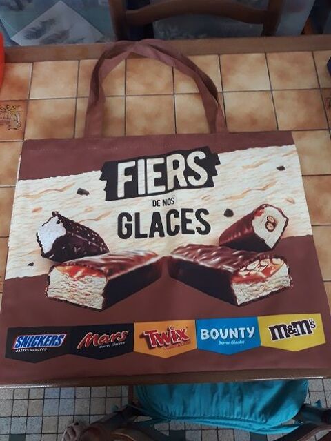 Sac shopping Marques pub Mars twix bounty M&M's Snickers col 3 Fèves (57)