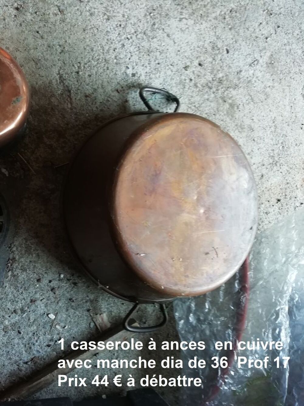 Chaudrons en cuivre Décoration