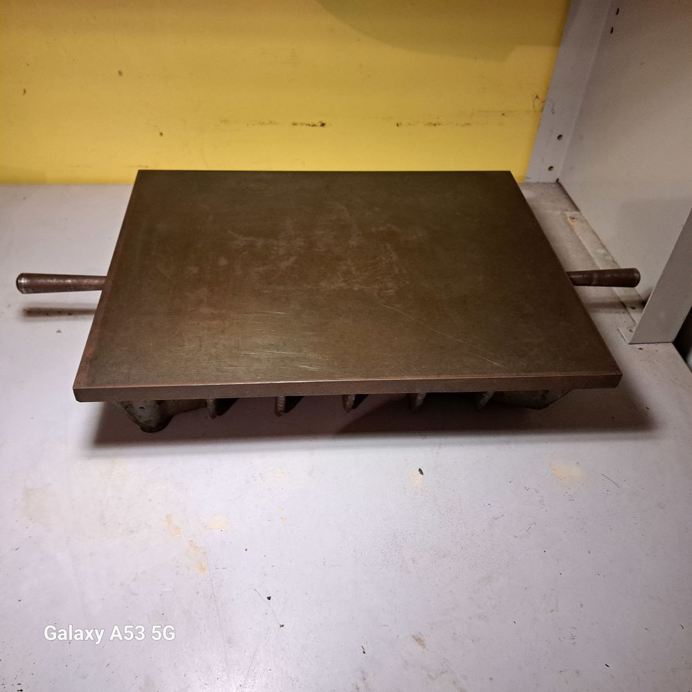 marbre en fonte de m&eacute;canique Bricolage