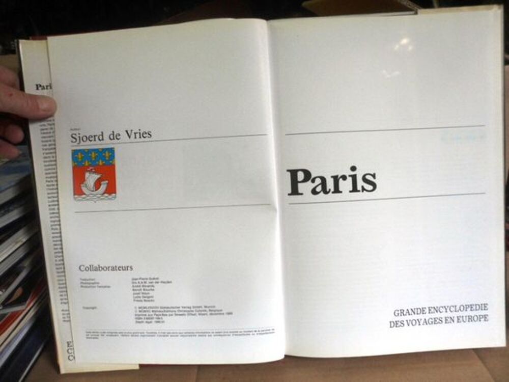 Grandes encyclop&eacute;die des voyages en Europe SJOERD DE VRIES Livres et BD