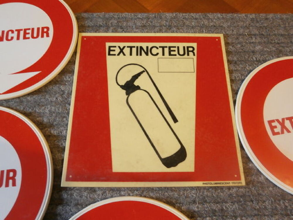 
7 Panneaux indicateur d'extincteur Bricolage