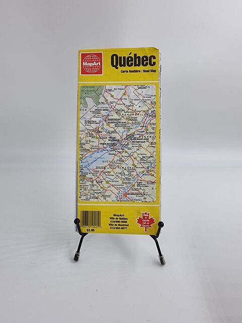 Qu�bec : Carte Routi�re / Road Map 1 Vulbens (74)