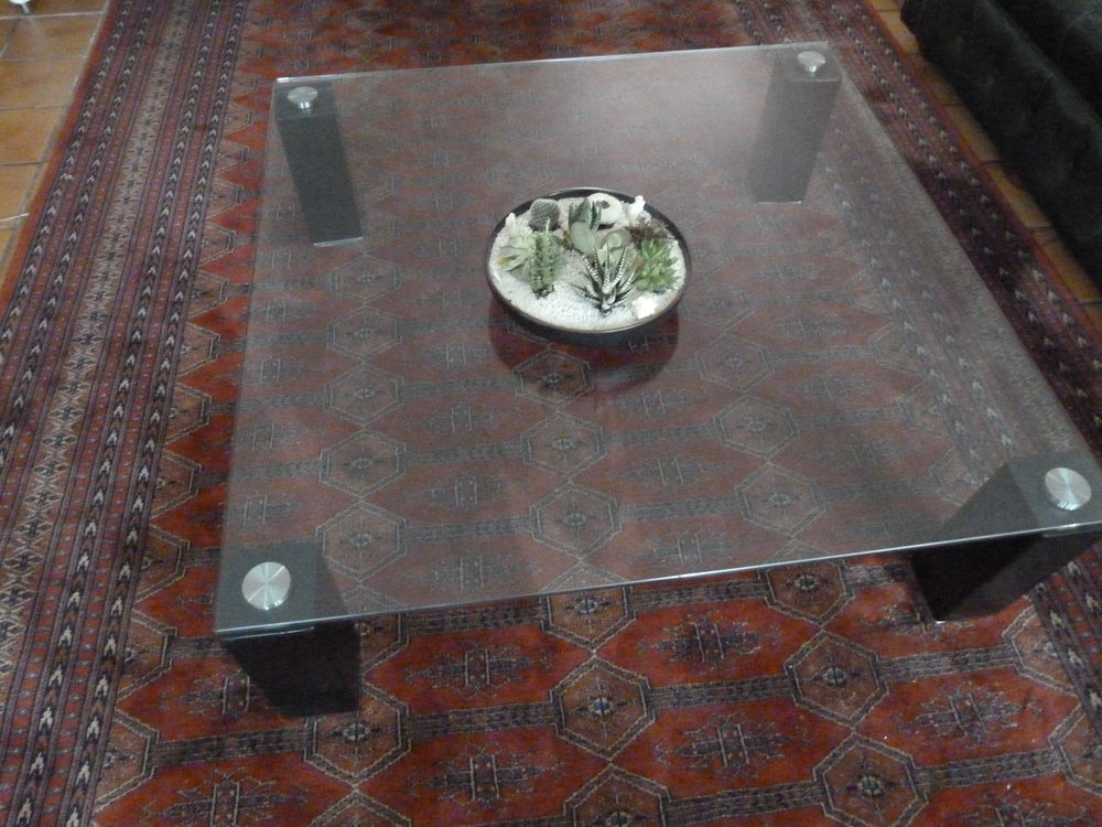 TABLE DE SALON DESIGN EN VERRE Meubles