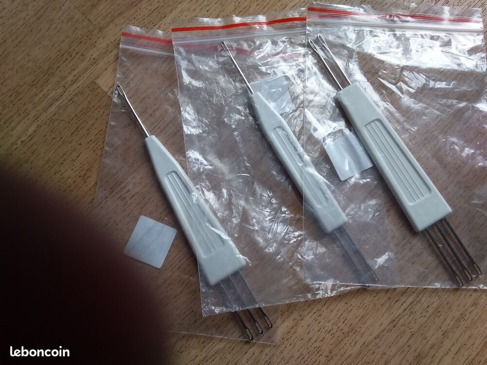 Lot de 3 poin&ccedil;ons machine &agrave; tricoter Electromnager