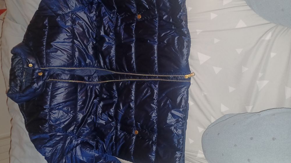 Blouson doudoune bleu Vêtements