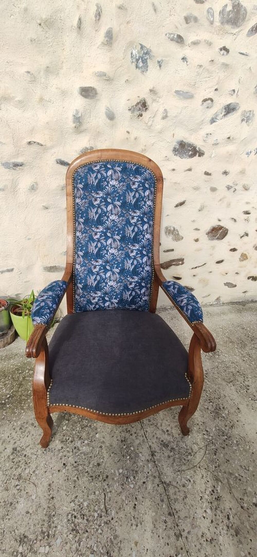 Fauteuil Voltaire refait Meubles