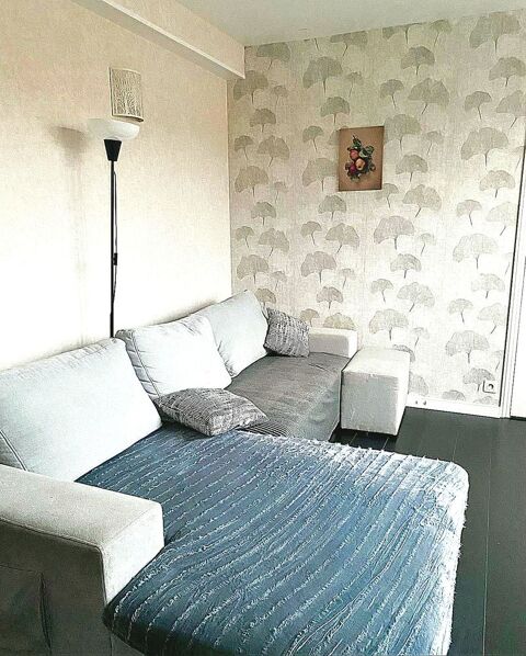Canap d'angle convertible avec coffre en tissu gris 350 Livry-Gargan (93)