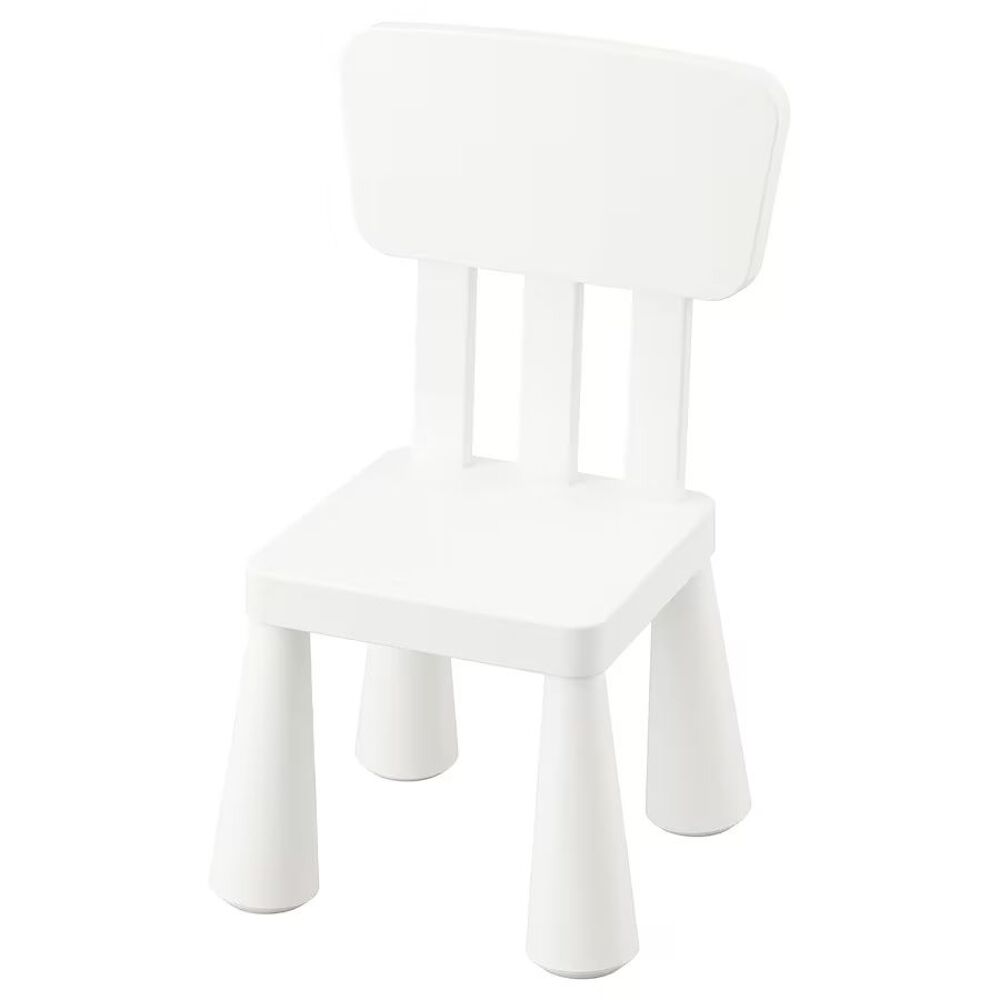 Chaises mammut IKEA : blanche et rose Mobilier enfants