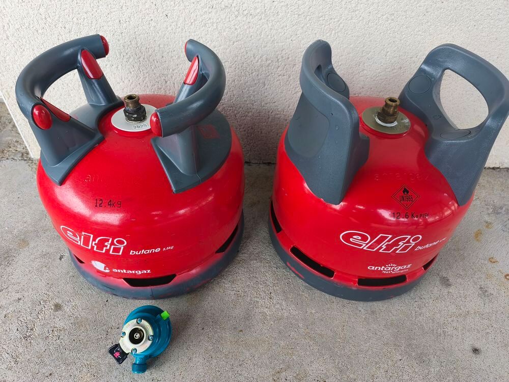 2 elfi et d&eacute;tendeur butane &agrave; clipser diam&egrave;tre 20mm Bricolage