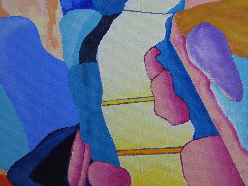 Tableau acrylique sur toile - Village ard&eacute;chois Décoration