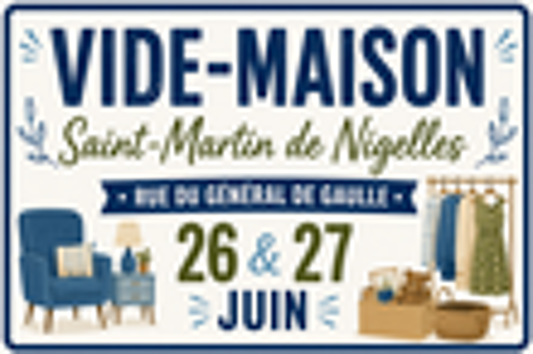 Grand Vide-Dressing et Vide-Maison de l'&eacute;t&eacute; ! Bourse d'objets