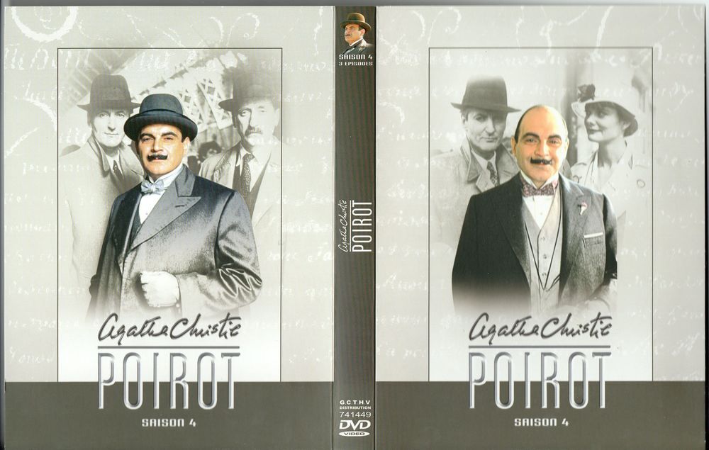 Hercule Poirot - Coffret 3 DVD saison 4 int&eacute;grale DVD et blu-ray