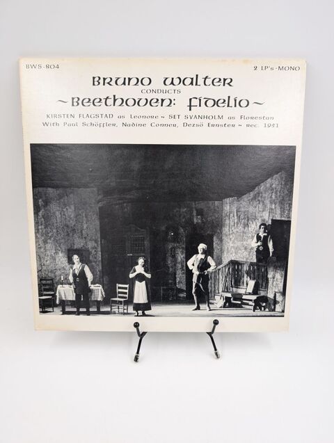 Vinyle 33 tours Bruno Walter conducts Beethoven : Fidelio 5 Vulbens (74)