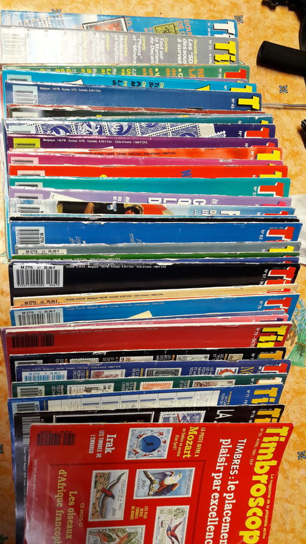 Magazines Timbroscopie N&deg;30-35-37 &agrave; 155 