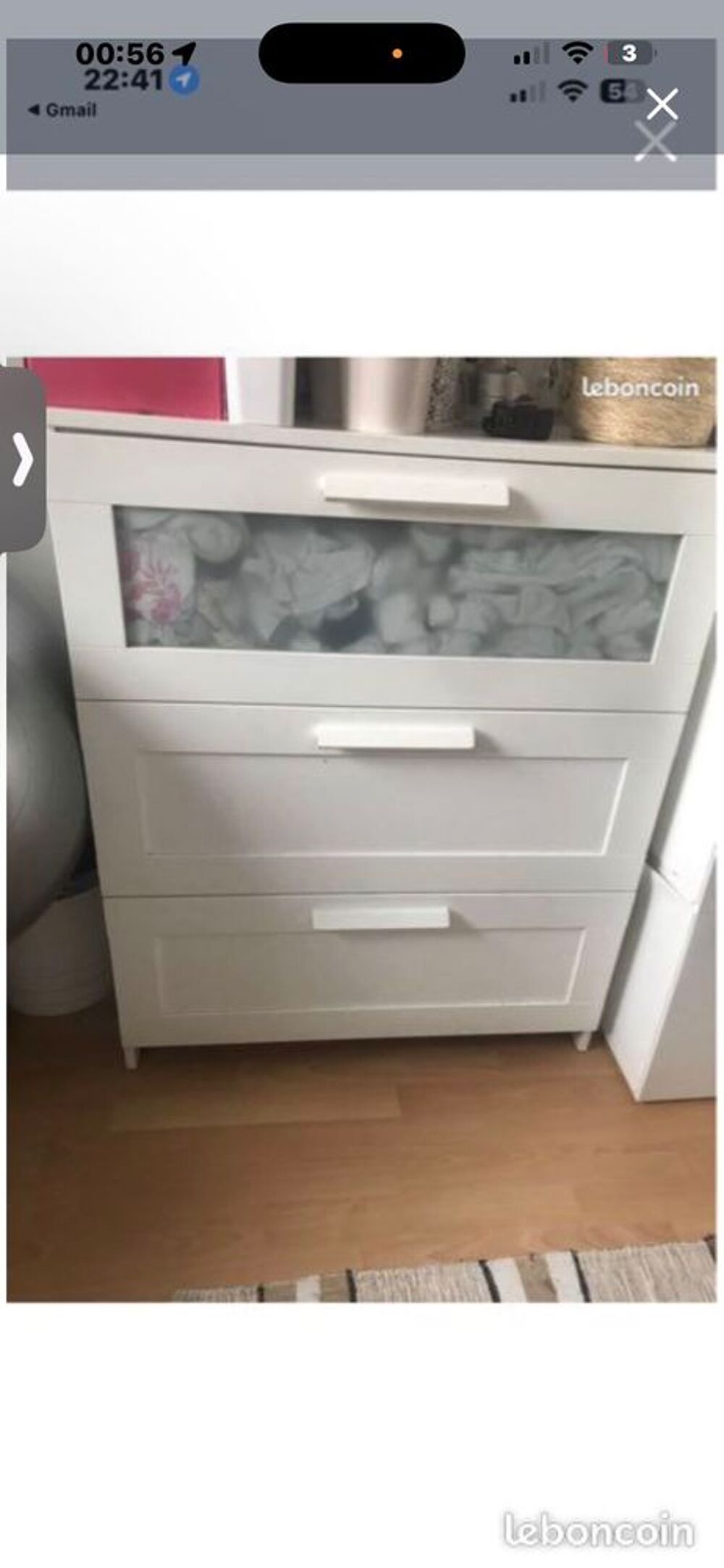 commode 3 tiroirs IKEA Meubles