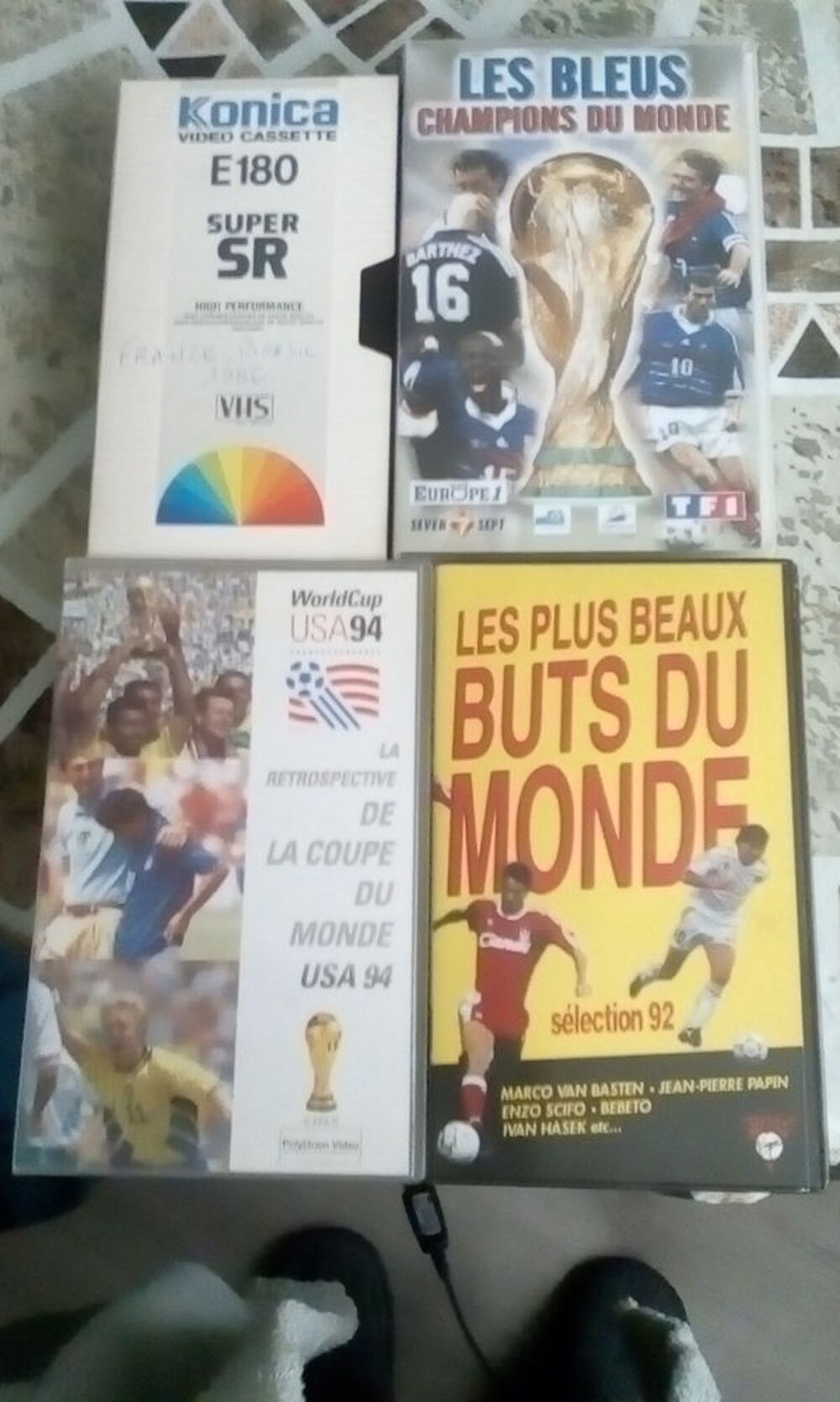 Cassettes vid&eacute;o FOOT DVD et blu-ray