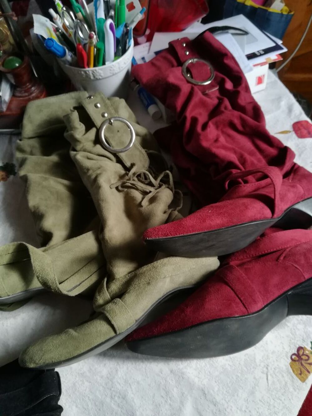 Lot de botted Chaussures