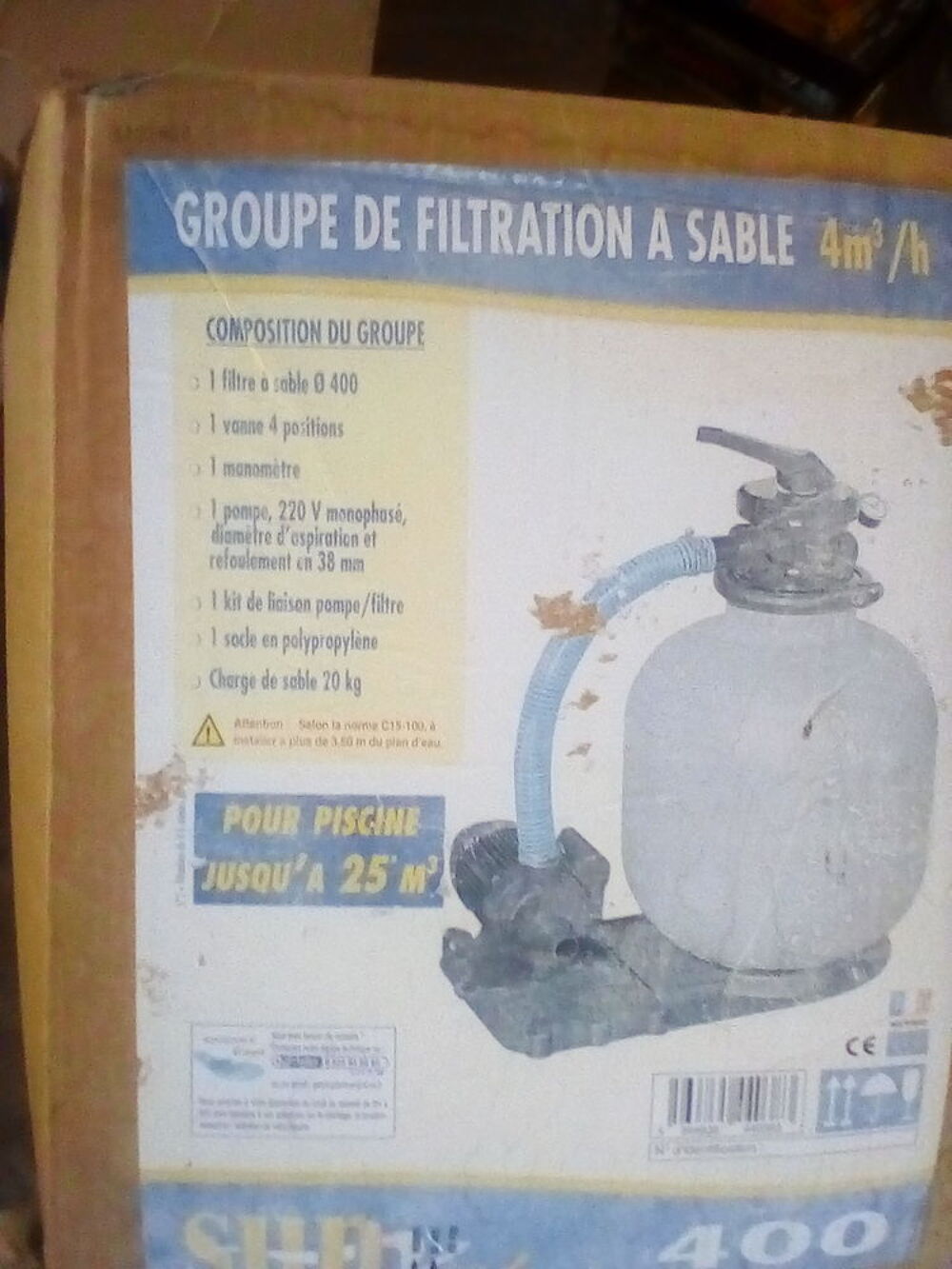 Ensemble Groupe de filtration Complet Neuf Jardin