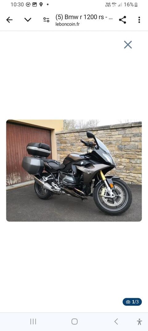 Moto BMW 2016 occasion Luze 70400