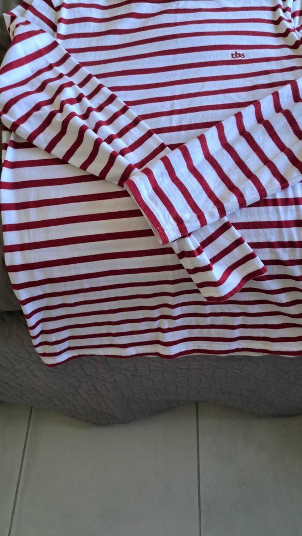 T-shirt ray&eacute; TBS - Taille 42 - Neuf Vêtements