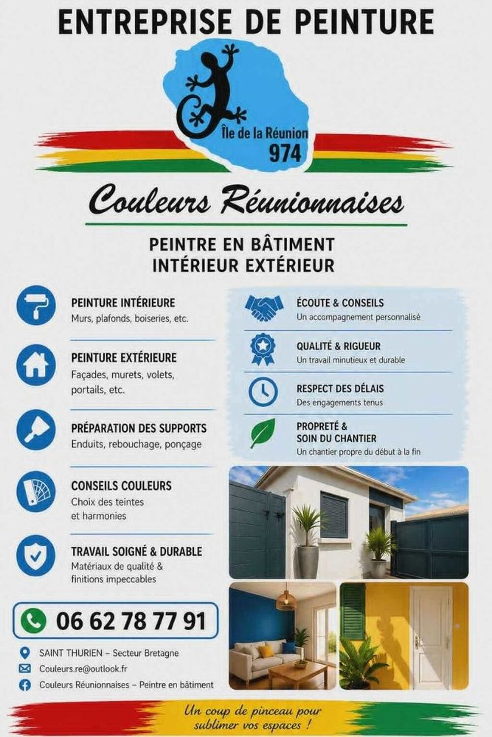   peintre intérieur extérieur 