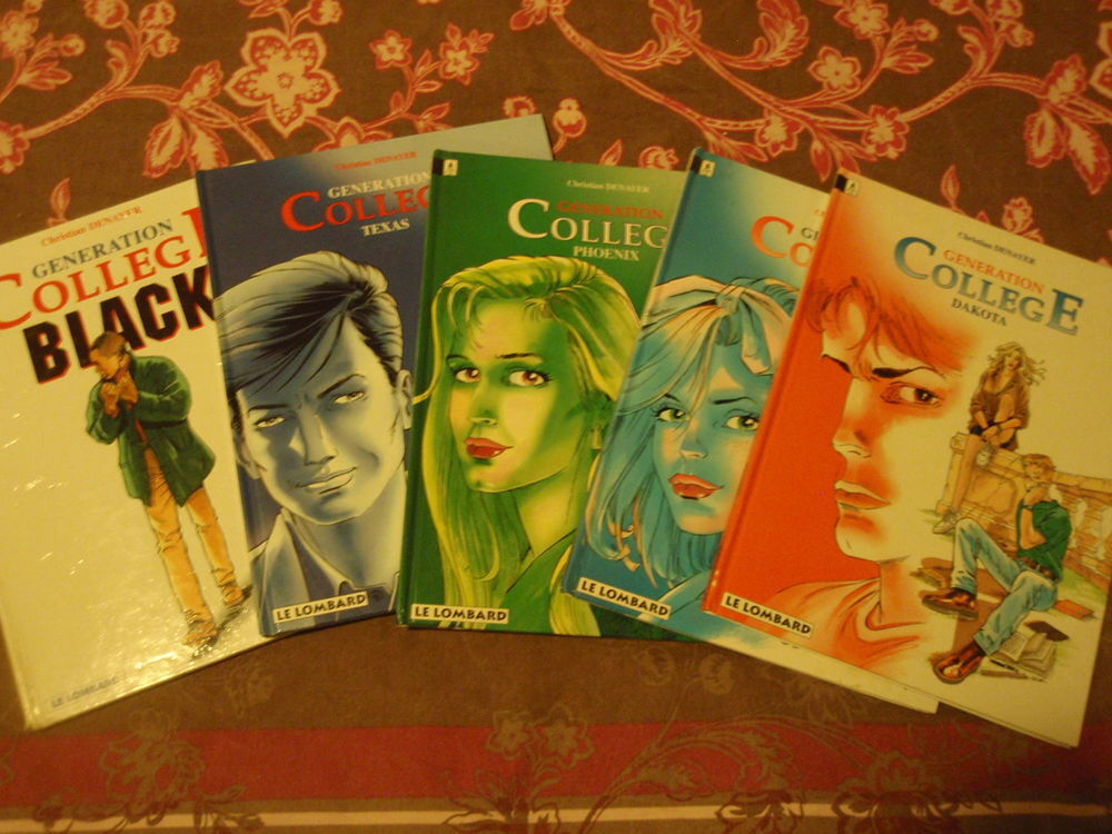 5 BD G&eacute;n&eacute;ration College Livres et BD