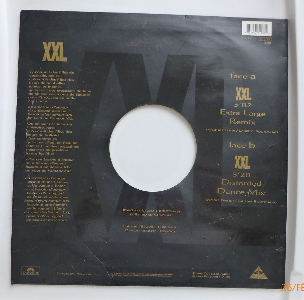 Pochettes vinyles Q:4 de Myl&egrave;ne Farmer en bonne &eacute;tat CD et vinyles
